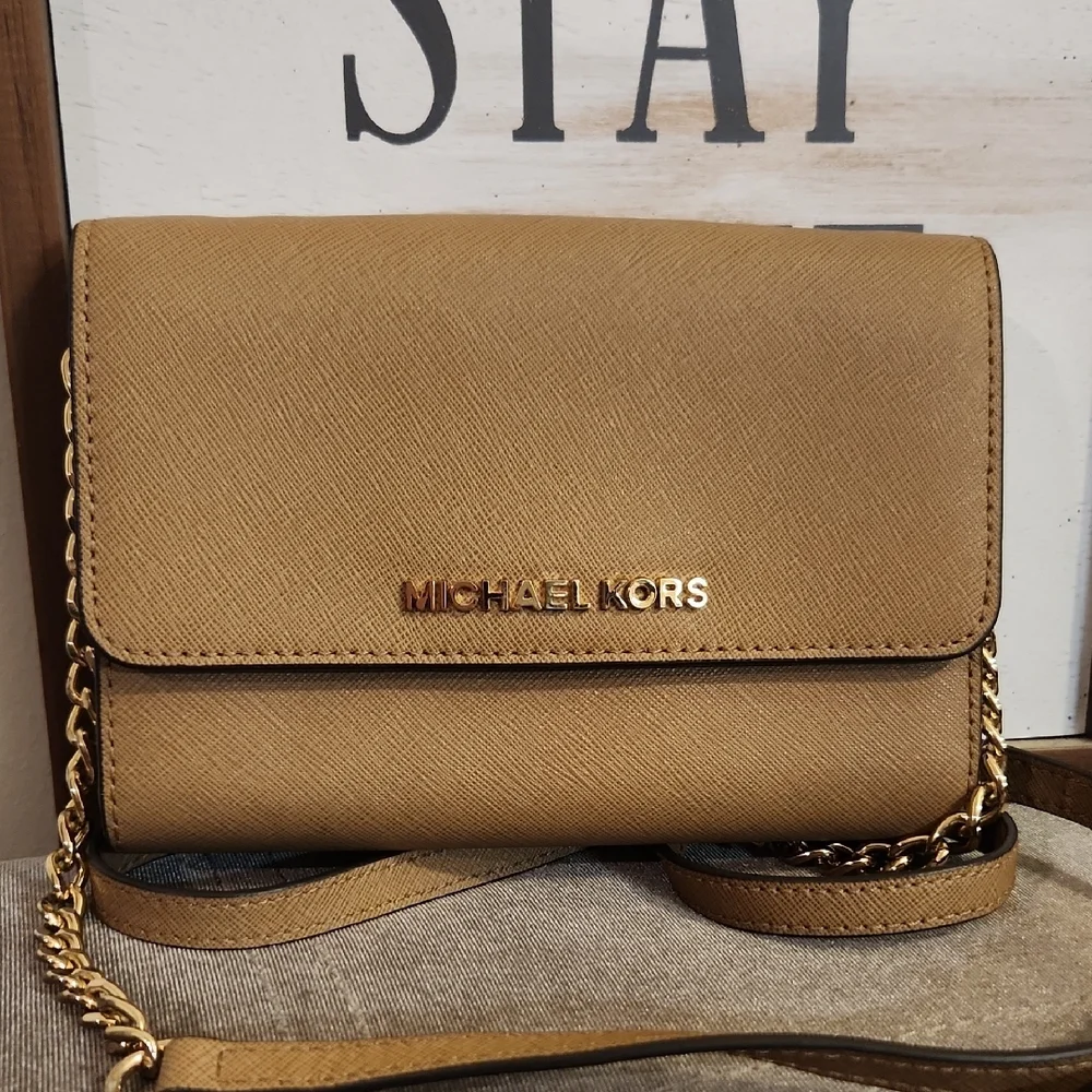 Michael Kors Brown Crossbody Bag - Picture 1 of 12